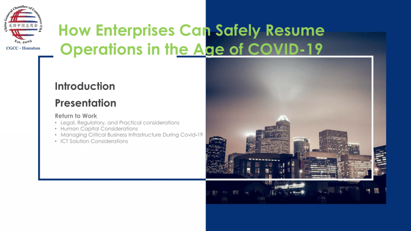 [CGCC E-Connects] “How Enterprises Can Safely Resume Operations in the Age of COVID-19” featured image