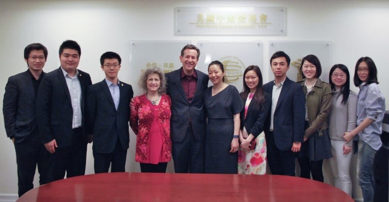 News Anchor for CCTV America Mike Walter Visited CGCC Office featured image