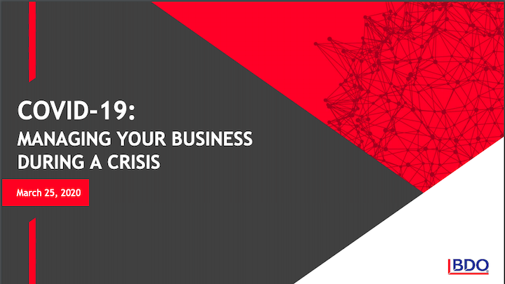 [CGCC E-Connects] "COVID-19: Managing Your Business During a Crisis" 网络研讨会 featured image