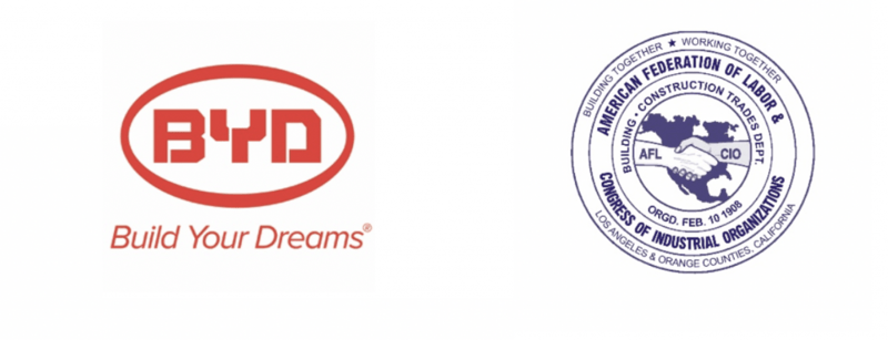 BYD, Building Trades Sign Historic Pact featured image