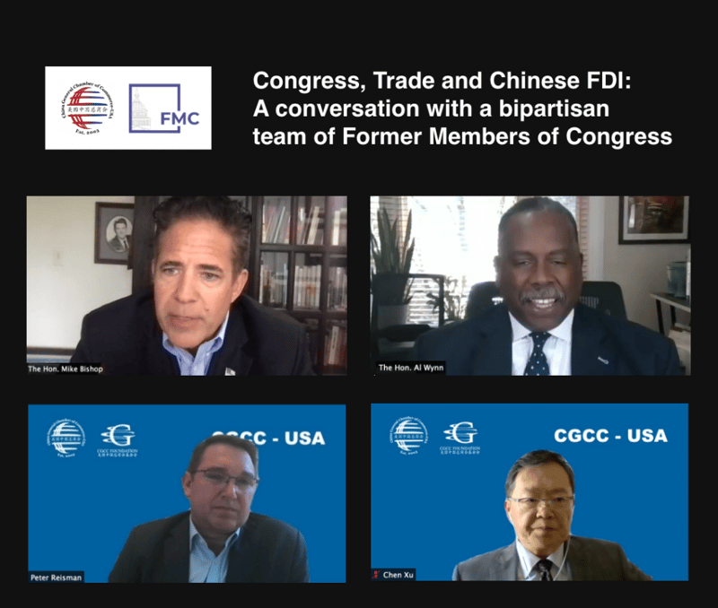 Congress, Trade and Chinese FDI: A conversation with a bipartisan team of Former Members of Congress featured image