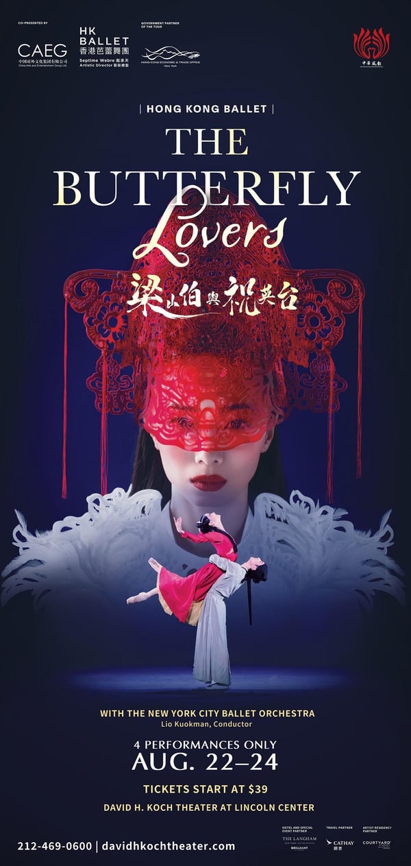 Hong Kong Ballet's “The Butterfly Lovers (梁山伯與祝英台)
